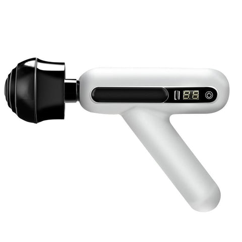 12 Speed Rechargeable Mini Massage Gun With Lcd Touch Screen Massagers