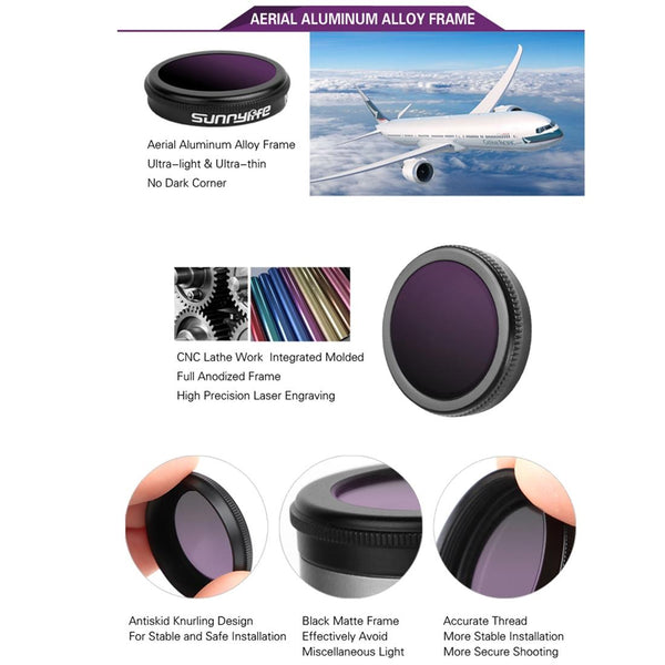 Nd Lens Filter Set For Dji Mavic 2 Zoom 2 64 Pl Camera Drone Accessories
