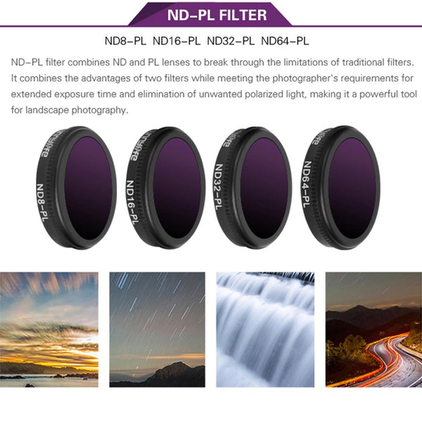 Nd Lens Filter Set For Dji Mavic 2 Zoom 2 64 Pl Camera Drone Accessories