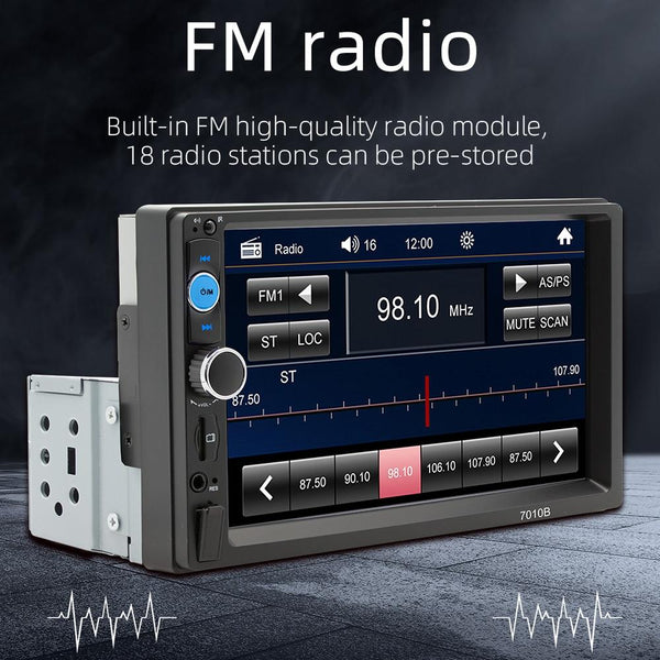 Touch Screen Mp5 Player With Bluetooth & Rear View Universal Fit Other Car Audio