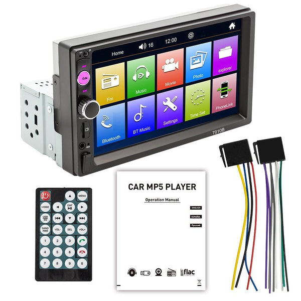 Touch Screen Mp5 Player With Bluetooth & Rear View Universal Fit Other Car Audio