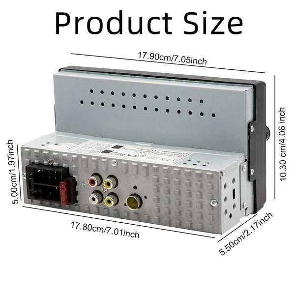 Touch Screen Mp5 Player With Bluetooth & Rear View Universal Fit Other Car Audio