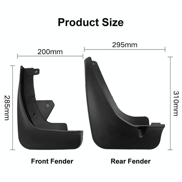 For Mazda Cx 3 2015 2021 4Pcs / Set Car Auto Soft Plastic Splash Flaps Fender Guard Fenders & Mud Guards