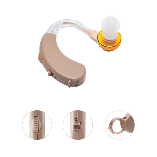 Earhook Hearing Aid Sound Amplifier 1.5V Dc Other Health Care