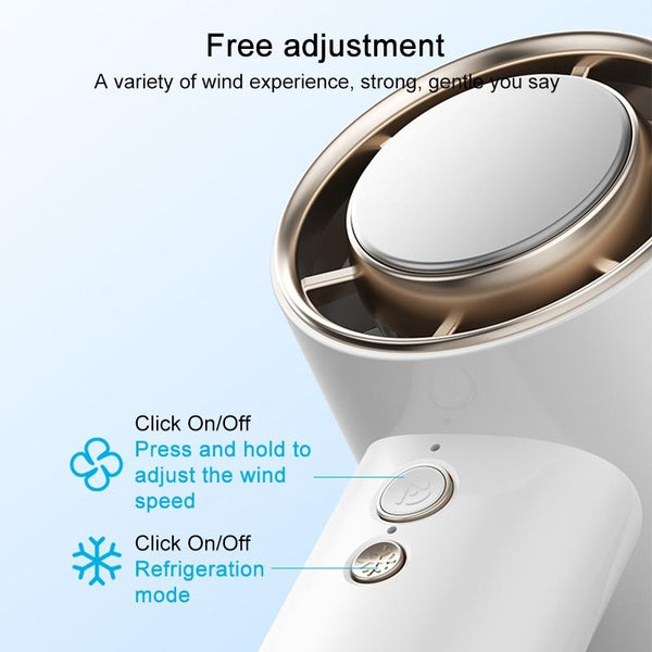 Ultra Freeze Ice Pack Handheld Fan High Speed Portable Portable Fans