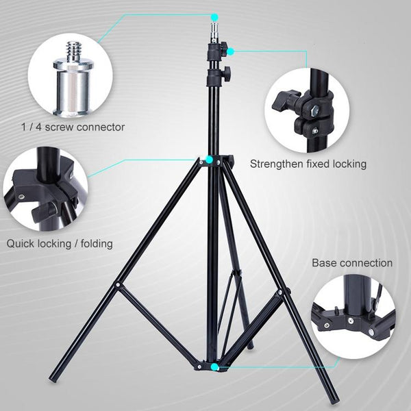 1.9 Metre Studio Light Tripod Oubao For Photography And Video Use Light Stands & Booms