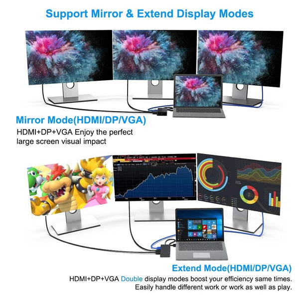 11 In Usb 3.0 Hub Adapter With Rj45 For Surface Laptop / 2 Usb Cables Hubs & Adapters
