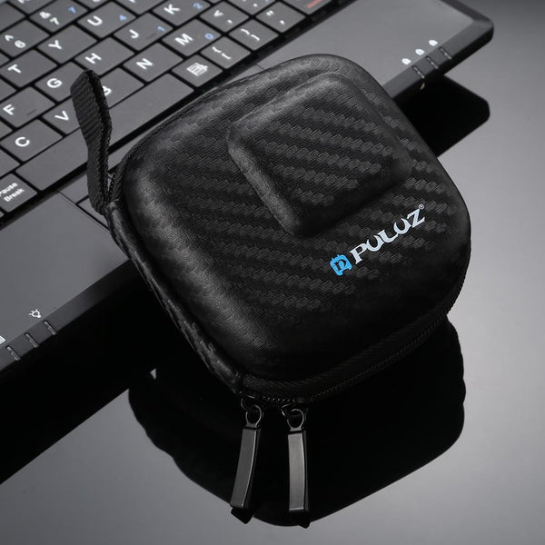 Compact Carbon Fiber Camera Storage Bag For Dji Action Gopro Mijia And More Camera Cases Bags & Covers