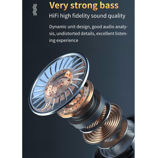 M18 Led Display Screen Waterproof Wireless Bluetooth 5.0 Earphone With Charging Box Earbuds