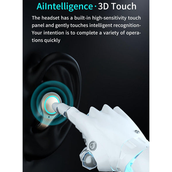 M18 Led Display Screen Waterproof Wireless Bluetooth 5.0 Earphone With Charging Box Earbuds