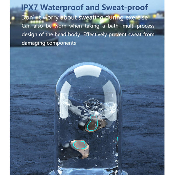 M18 Led Display Screen Waterproof Wireless Bluetooth 5.0 Earphone With Charging Box Earbuds