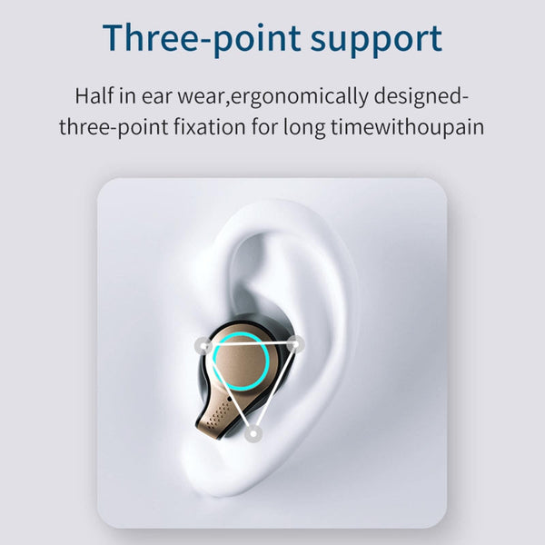 M18 Led Display Screen Waterproof Wireless Bluetooth 5.0 Earphone With Charging Box Earbuds