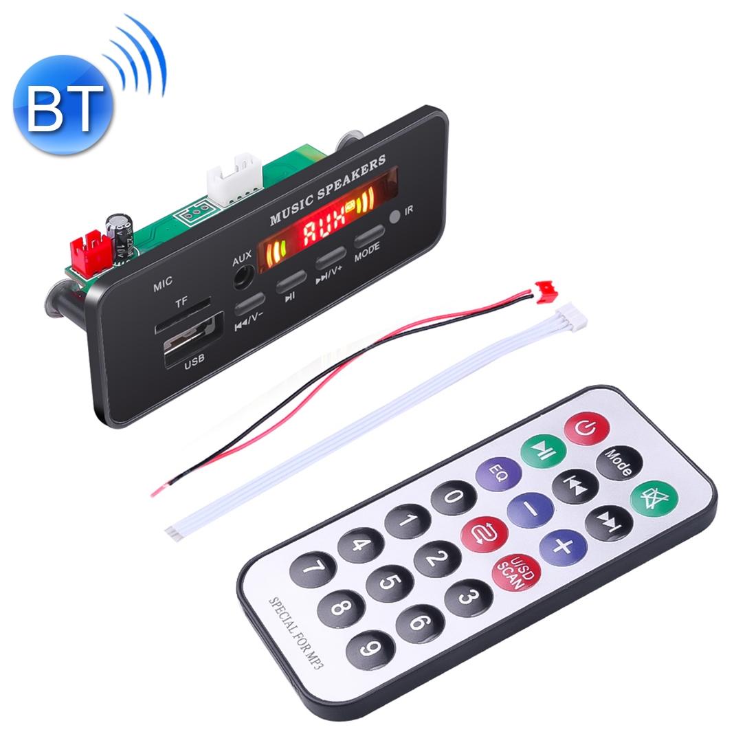 12V Car Mp3 Player Board With Fm Radio Bluetooth Recording & Remote Ipods & Mp3 Players