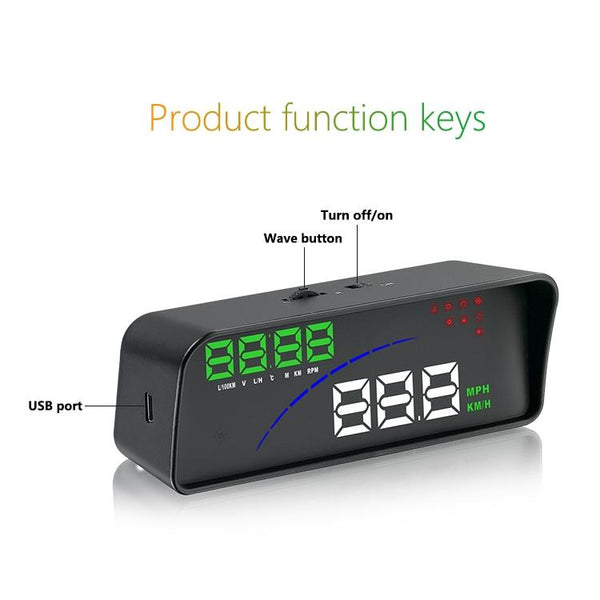 3.6 Inch Car Obd2 Smart Digital Meter Other Instruments & Gauges