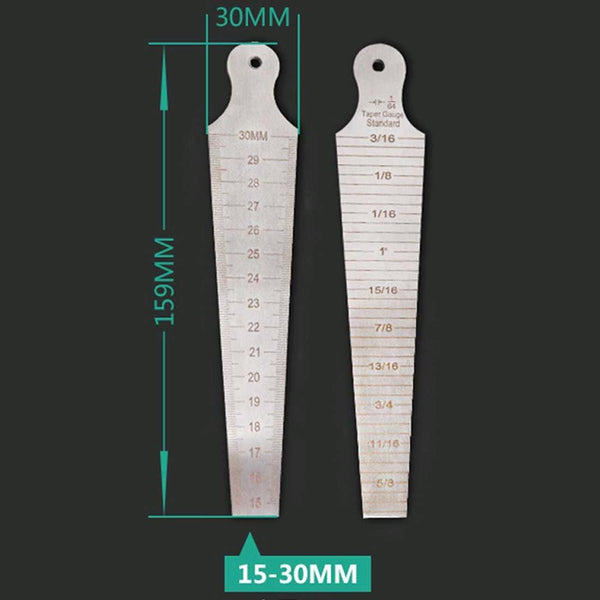 Stainless Steel Taper Gauge For Measuring Wedge Gaps 15 30Mm Other Test & Measurement