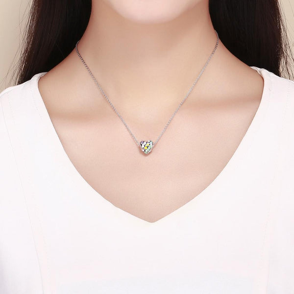 925 Sterling Silver Diy Bracelet Accessory Heart Shaped Oil Drop Beads Bracelets