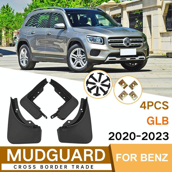 For Mercedes Benz Glb 2020 2023 4Pcs / Set Car Auto Soft Plastic Splash Flaps Fender Guard Fenders & Mud Guards