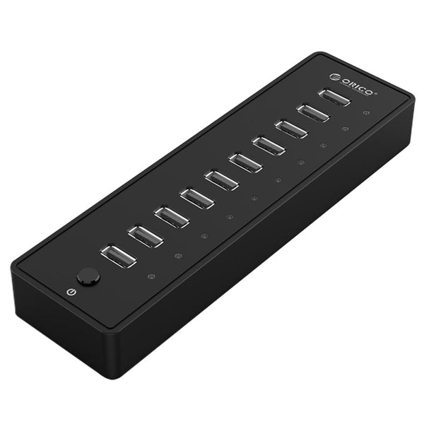 10 Port Usb 2.0 Hub With Led Indicator And 1M Cable Usb Cables Hubs & Adapters