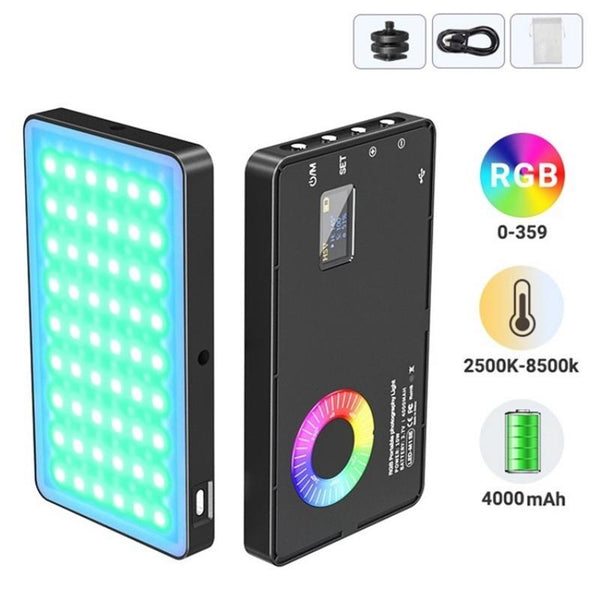 12 Effects Rgb Pocket Fill Light With 0.96 Tft Screen For M1se Photography Other Lighting & Studio