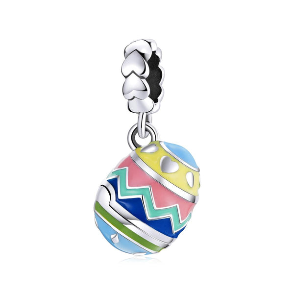 925 Sterling Silver Lucky Egg Pendant For Diy Bracelets & Necklaces Necklaces & Pendants