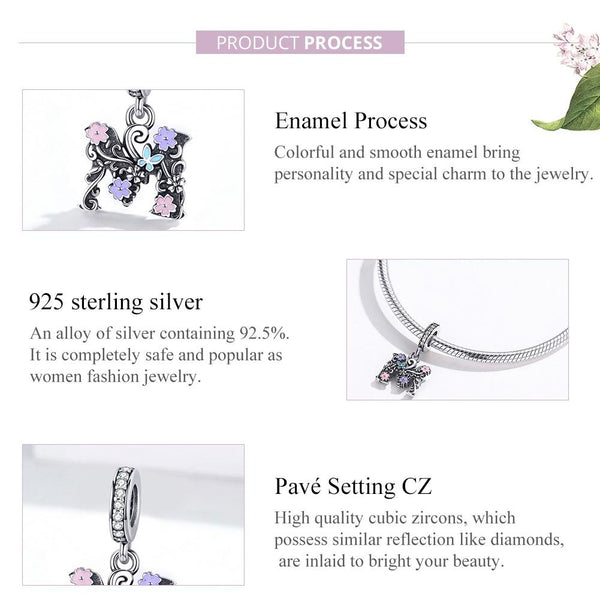 925 Sterling Silver Letter M Pendant For Diy Bracelets & Necklaces Charms & Pendants