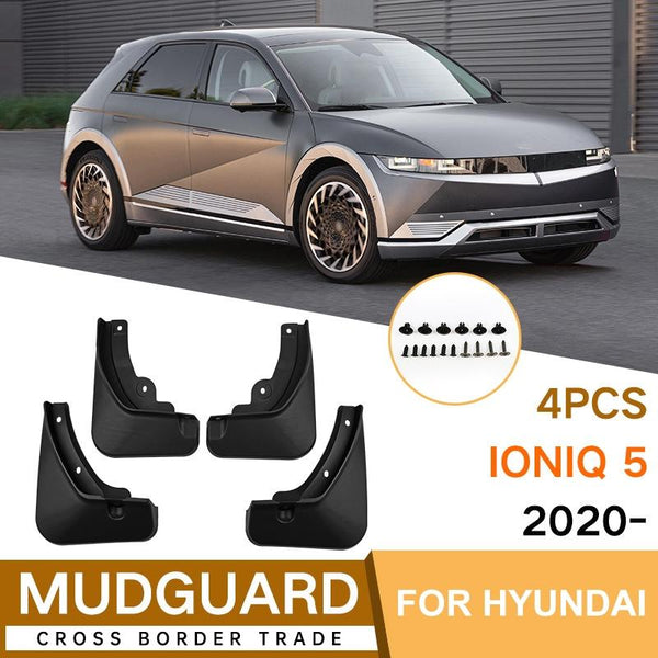 For Hyundai Ioniq 5 2020 2022 4Pcs / Set Car Auto Soft Plastic Splash Flaps Fender Guard Fenders & Mud Guards