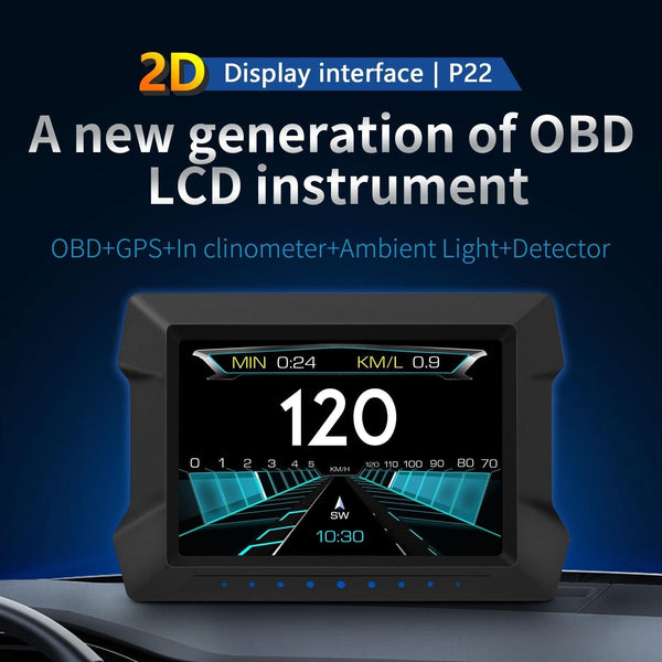 3.5 Inch Car Hud Locator Technology Obd2 Dual System Projector Other Instruments & Gauges