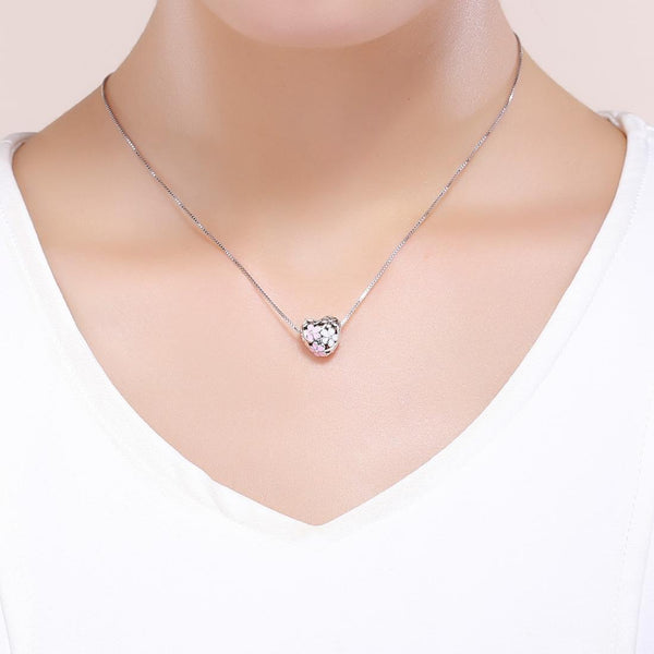 925 Sterling Silver Small Daisy Flower Heart Shaped Beads Charms & Pendants