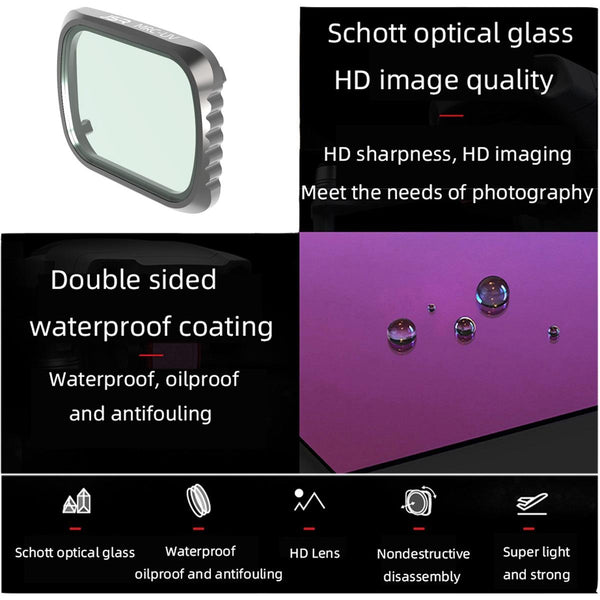 Aluminum Frame Lens Filter For Dji Air 2S Camera Drone Accessories