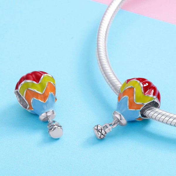 925 Sterling Silver Turkish Balloon Beads Necklace Charms & Pendants