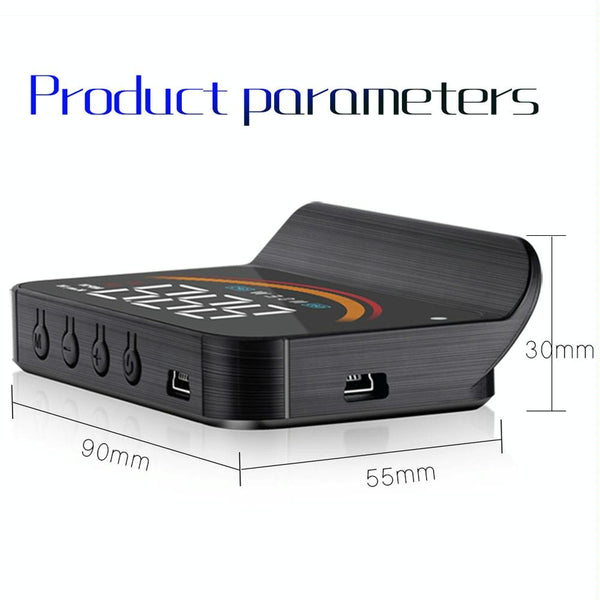 Car Obd2 + Locator Technology Head Up Display Speed & Temperature Alarm Other Instruments & Gauges