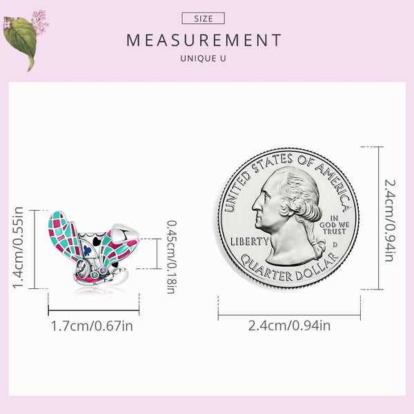 925 Sterling Silver Rabbit Ear Magic Hat Beads For Diy Bracelets & Necklaces Charms & Pendants