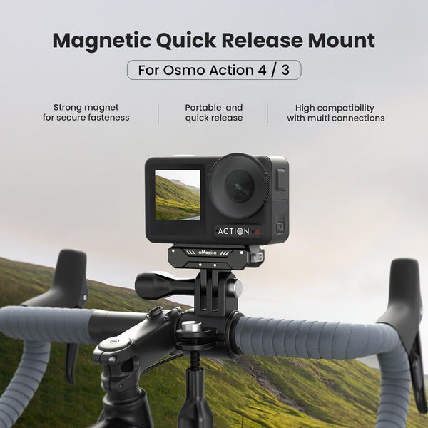 Quick Release Mag Netic Camera Mount For Dji Action 4 / 3 Amagisn Other Camera & Photo Accs