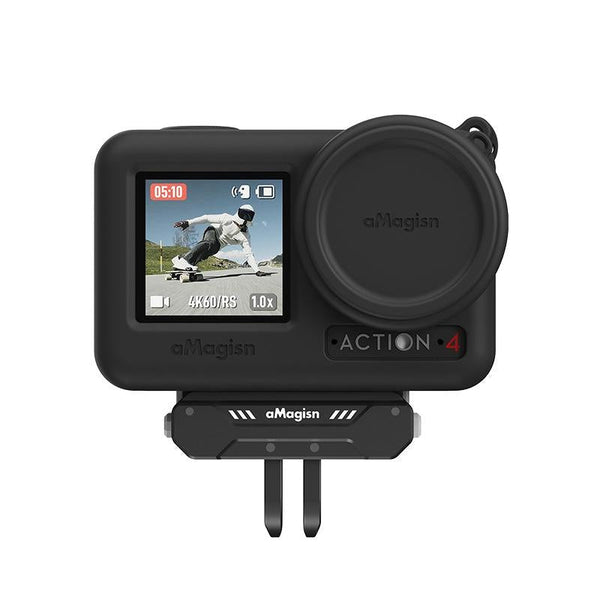 Quick Release Mag Netic Camera Mount For Dji Action 4 / 3 Amagisn Other Camera & Photo Accs