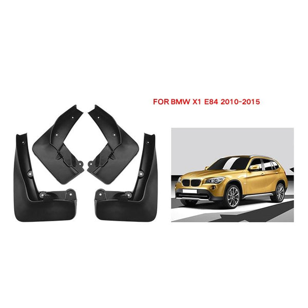 For Bmw X1 E84 2010 2015 4Pcs / Set Car Auto Soft Plastic Splash Flaps Fender Guard Fenders & Mud Guards