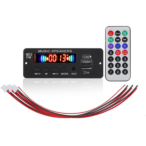 12V Car Mp3 Player Board With Bluetooth Fm Radio Usb Remote Control Recording Ipods & Mp3 Players