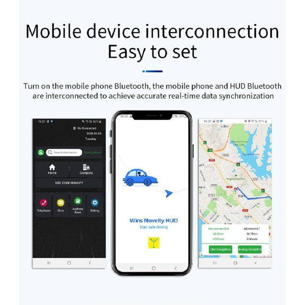Car Hud Display Overspeed Temp Engine Alarm P20 Obd2 + Locator Technology Other Instruments & Gauges