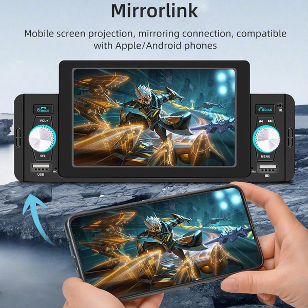 5 Inch Car Mp5 Player W / Wireless Phone Mirror Link & Steering Wheel Control Other Car Audio