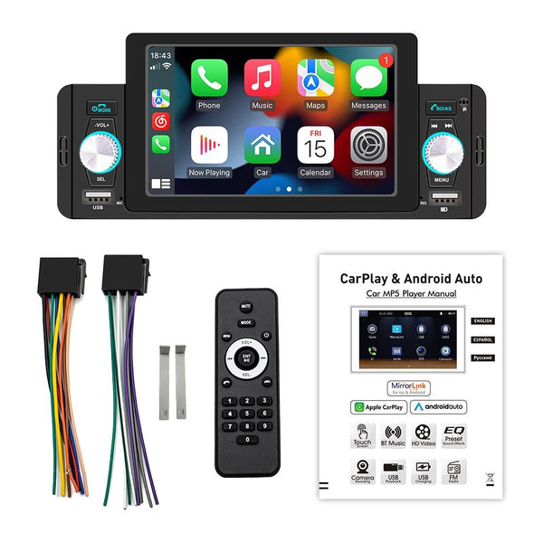 5 Inch Car Mp5 Player W / Wireless Phone Mirror Link & Steering Wheel Control Other Car Audio
