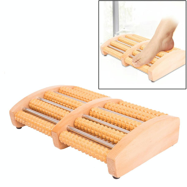 5 Row Solid Wood Foot Massager Non Slip & Thickened Massagers