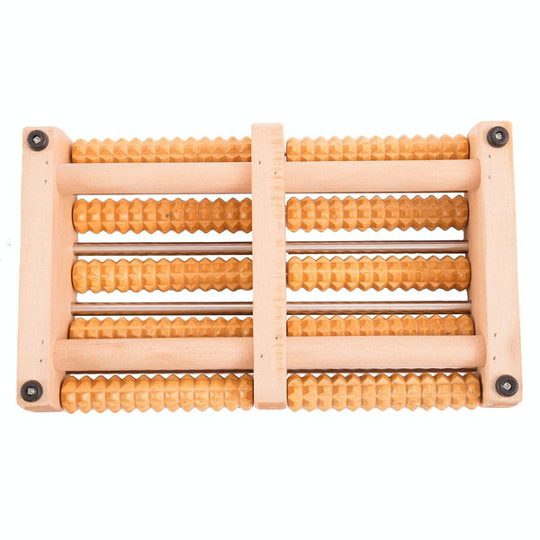 5 Row Solid Wood Foot Massager Non Slip & Thickened Massagers