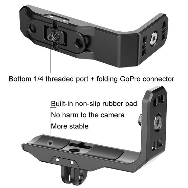 Quick Release Magnetic Bracket For Insta360 X4 And X3 Horizontal Vertical Shooting Other Camera & Photo Accs