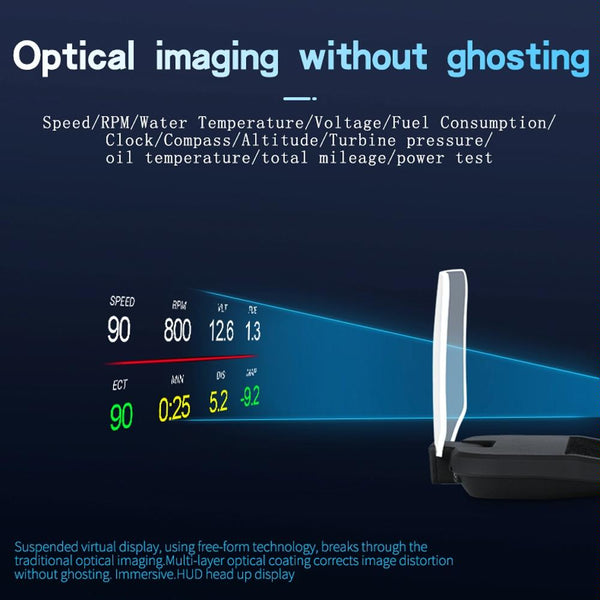 Locator Technology Car Hud Display Water Temp Voltage Speed Other Instruments & Gauges