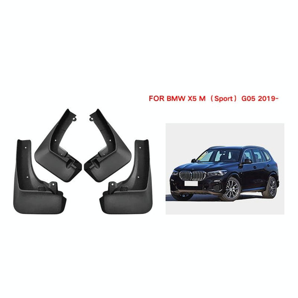 For Bmw X5 M G05 Sports 2019 2023 4Pcs / Set Car Auto Soft Plastic Splash Flaps Fender Guard Fenders & Mud Guards