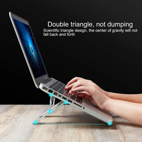 Foldable Aluminum Laptop Stand Double Triangle Design Other Laptop & Desktop Accs