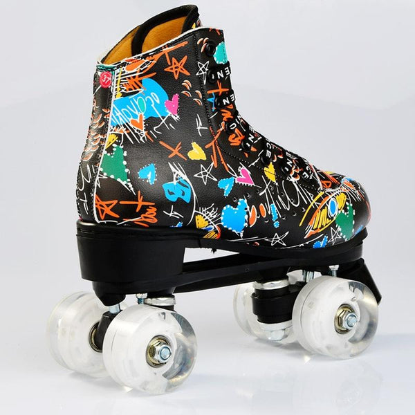 Flash Wheel For Adults White Size 43 Roller Skates