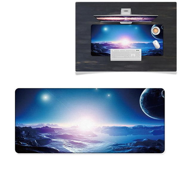 Large Anti Skid Gaming Mouse Pad 800 X 300Mm Earth Kb7660a Mouse Pads & Wrist Rests
