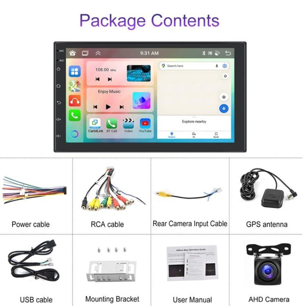 10.1 Inch Android 13.0 Carplay Navigation Monitor Rear View Monitors/Cams & Kits