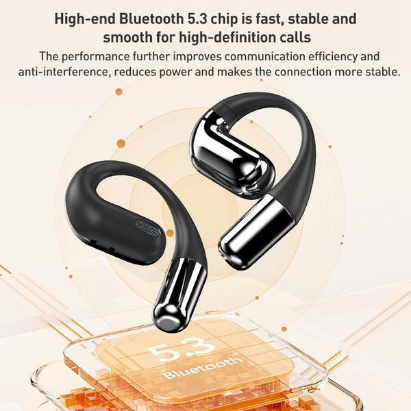 Phantom Open Wireless Bluetooth Earphones Zga Gs13 Black Headsets & Earpieces