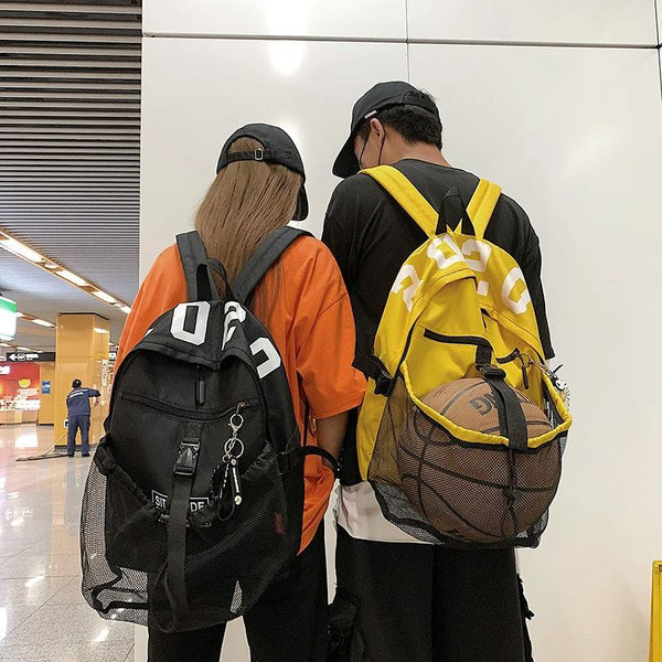Training Backpack For Basketball Compact And Durable Yellow Bags